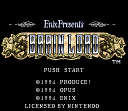 Brain Lord screenshot 3 for Super Nintendo